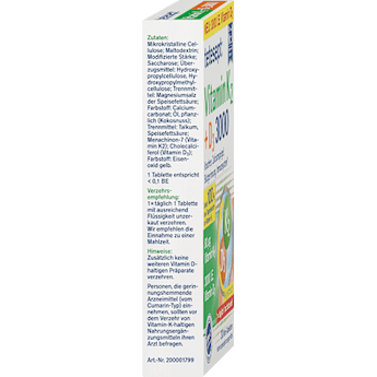 Vitamin K2 + D3 3000 Mini-Tabletten 30 St tetesept
