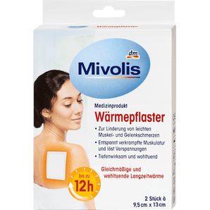 Wärmepflaster, 2 Stück Mivolis
