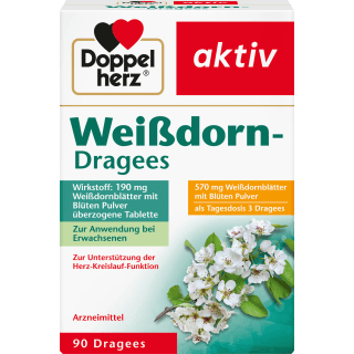Weissdorn Dragees, 90 St - VivaVoss