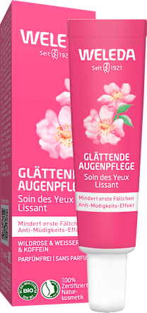 Augencreme glättend Wildrose, 12 ml