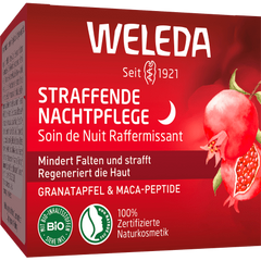 Nachtcreme straffend Granatapfel & Maca-Peptide, 40 ml