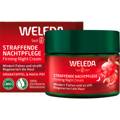 Nachtcreme straffend Granatapfel & Maca-Peptide, 40 ml