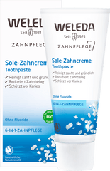 Fluoride-free salt toothpaste, 75 ml