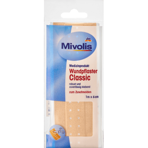 Wundpflaster Classic 1 m x 6 cm Mivolis