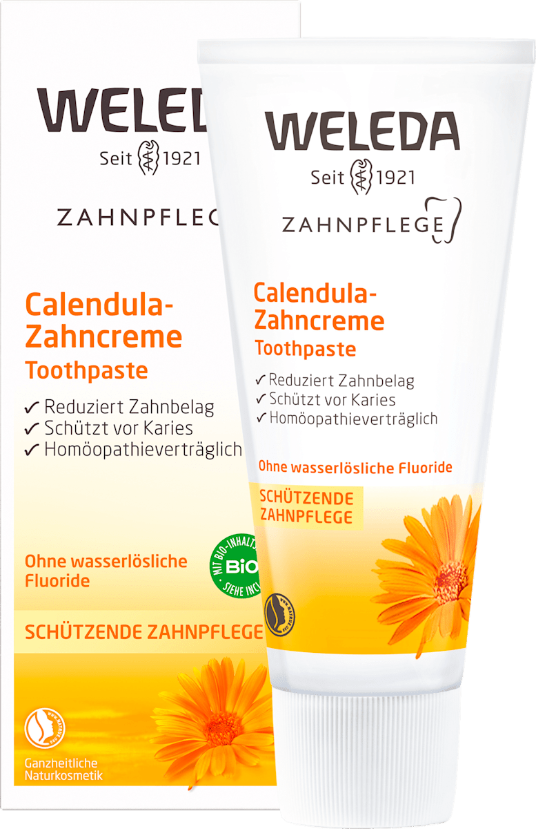 Zahnpasta Calendula fluoridfrei, 75 ml - VivaVoss