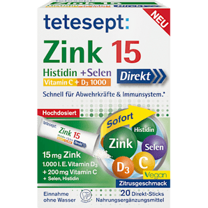 Zink 15µg Sticks tetesept