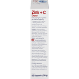 Zink + C Depot Kapseln 60 St. Mivolis