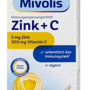Mivolis Zink + C Depot Kapseln 60 St., 60 St – Vitamin C image_position | VivaVoss