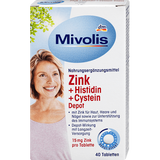 Zink + Histidin + Cystein Depot, Tabletten 40 St. Mivolis