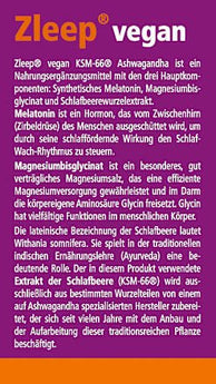 Zleep vegan KSM - 66 Ashwagandha Tabletten 30 St, 24 g Schlafen & Nerven by Madaus & Lauscher – Available at VivaVoss